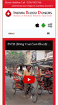 Mobile Screenshot of indianblooddonors.com